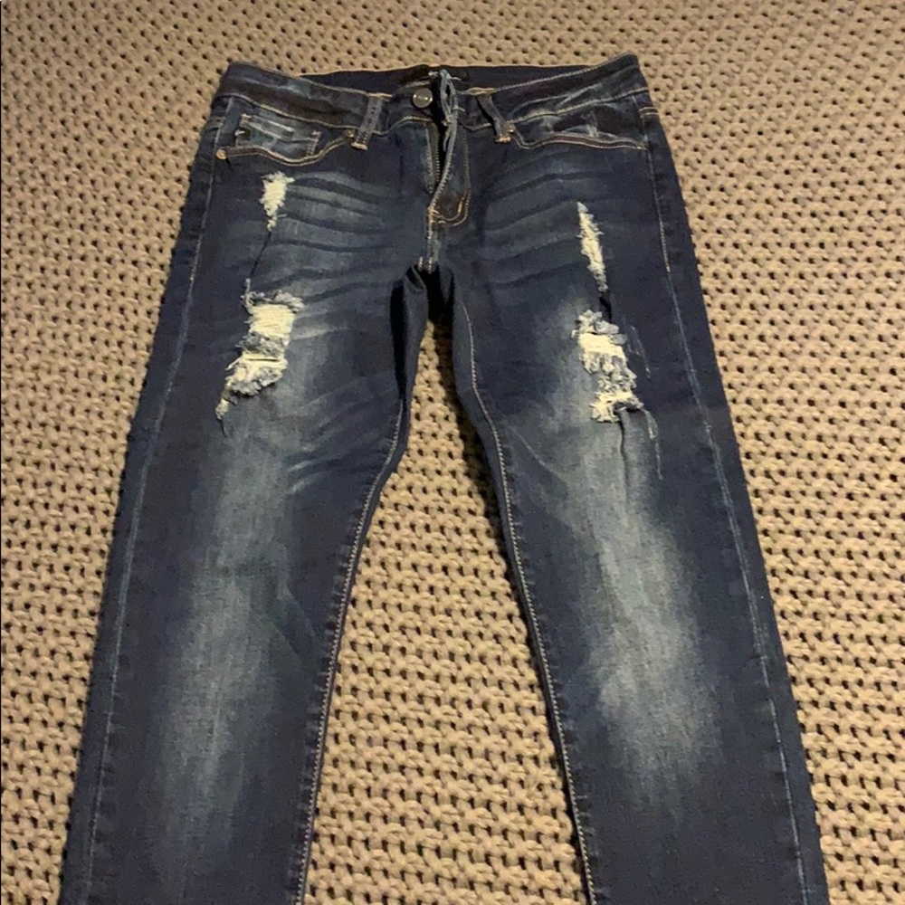 Kancan Cropped Jeans